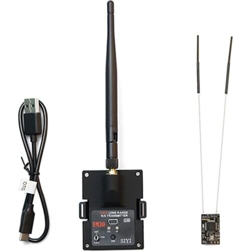 FM30 2.4GHZ 30KM Telemetry Long Range Transmitter Module UART SBUS PPM Input with FR/FR Mini OTA Receiver for RC Drone