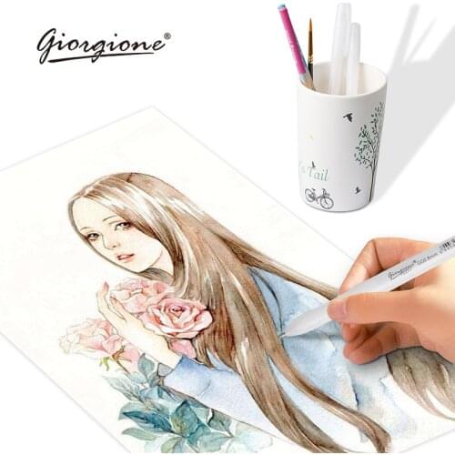 0.7mm White Ink Highlight Pen Wedding Pens For Photo Albums Diy Diary Scrapbooking Party Birthday Baby Shower Decoration Pens