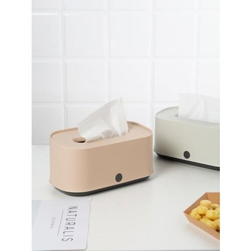 Nordic Style Tissue Box Plastic Living Room/Bedroom Pumping Tissue Holder Creative Household Gadgets Home Decorations