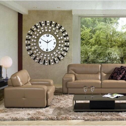 Luminousness brief fashion wall clock modern silent watch Large fashion diamond clock