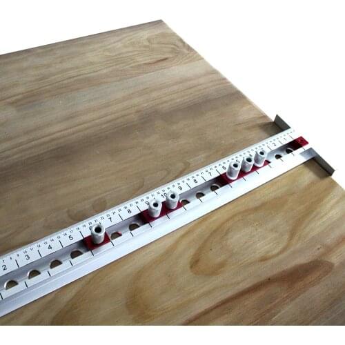 Vertical Pocket Hole Jig 650mm Punch Locator Dowelling Self Centering Drill Guide Kit Connector Fastener Woodworking Tools