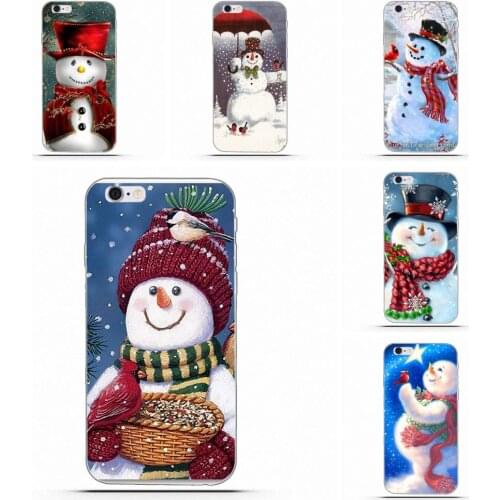 Wexoeq Funny Merry Christmas Santa Claus Snowman S For Sony Xperia Z Z1 Z2 Z3 Z4 Z5 compact Mini Premium M2 M4 M5 T3 E3 E5 XA