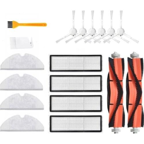 Side Roller HEPA Filter Main Brush Mop Kit for XIAOMI MIJIA 1C 1T STYTJ01ZHM and STYTJ02ZHM Vacuum Cleaner Parts