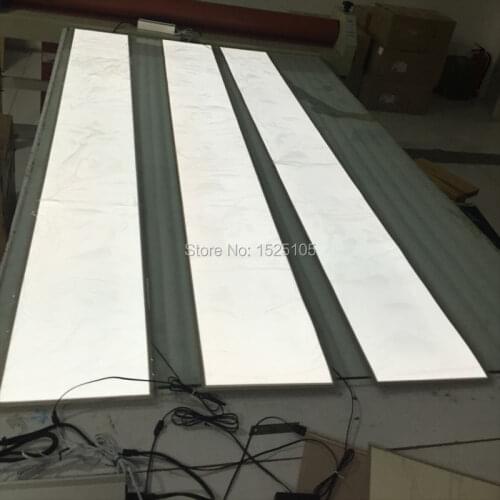1 piece 25*200cm white on white off el backlight el light tape el backlight panel with EU 230V power plug with Express Shipping