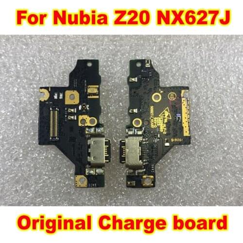 100% Original Charger Sub USB Charge Dock Port Board Connector Quick Charging Flex Cable Microphone For ZTE Nubia Z20 NX627J