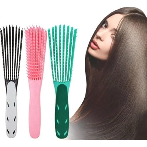 3 Colors Hair Comb Massage Essential Oil Octopus Straight Hair TT Curly Hair Ribs Hair Massage Ribs Comb Lady Special Hair Comb