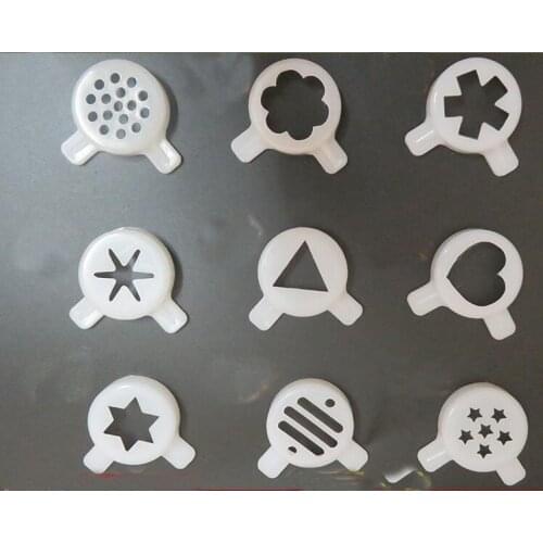 9 IN 1 Ice Cream Maker Parts Nozzle Kit universal for 29mm inner diameter