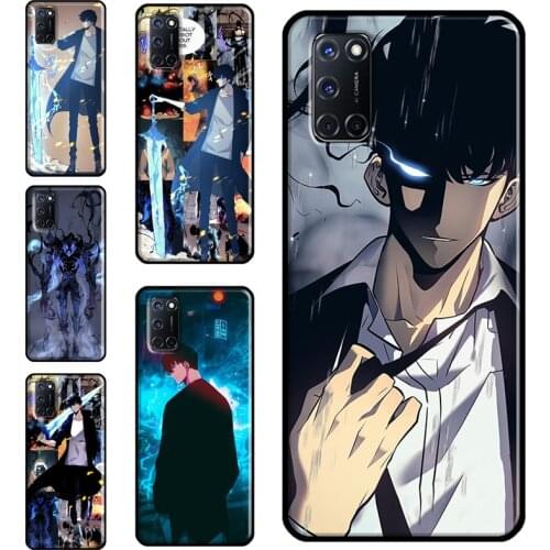 Anime solo leveling Case For OPPO A9 A5 A53 A31 2020 A52 A72 A15 A83 A91 A93 A5S Find X3 Pro Reno 2 Z Funda