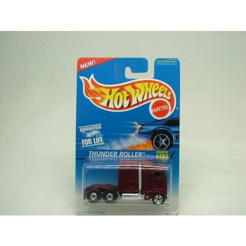 Hotwheels 1/64 Thunder Roller Diecast Collection of Simulation Alloy Car Model Children Toys
