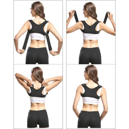 Adjustable Back Posture Corrector Prevents Slouching Clavicle Spine Back Shoulder Lumbar Brace Support Belt Posture Correction