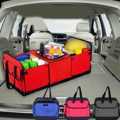 Collapsible Car Trunk Boot Organizer Box Foldable Storage Holder Bag Travel Tidy Box Cargo Storage Stowing Tidying