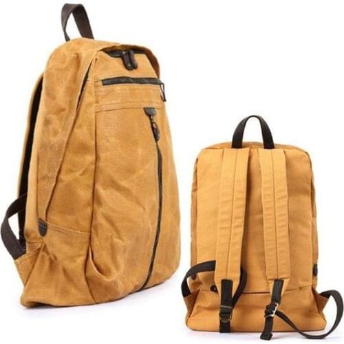 VZVA Laptop bag High Quality Canvas Backpack Popularity Retro Fashion Backpack Travel Bag Rucksack Fitness Bag