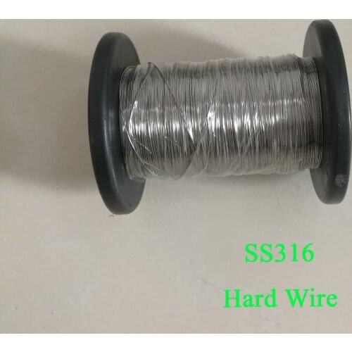Hard Condition SS316 Stainless Steel Wire welding wire Industry DIY Material,about 100 meters