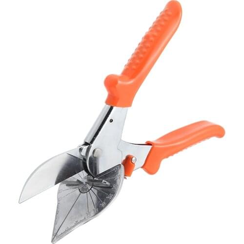 Angle Scissor 45-135 Degree Angle Cutter Mitre Hand Shear Gasket Window Cutter Trim Bead Snips Steel Blade For Plumbing Tool