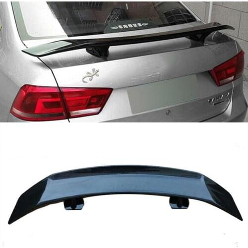 For German Car Universal Spoiler Wing Volkswagen Jetta ABS Plastic Sedan CAR Trunk Black Tail FIN Accessories VW Body Kit 1990