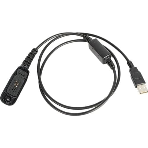 USB Programming Cable For Motorola DP4800 DP4801 DP4400 DP4401 DP4600 DP4601 High Quality Super Stable And Efficient Black
