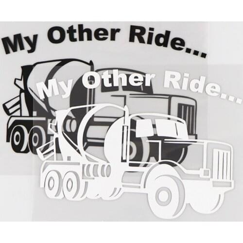 18*12.8CM My Other Ride Car Sticker Vinyl Decal Personality Truck Pattern