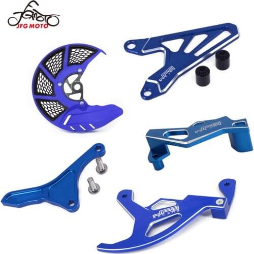 Motorcycle Brake Guard Caliper Engine Protection Rear Brake Sprocket Cover Guard For YAMAHA YZ250F 2014-2017 YZ450F 2014-2017