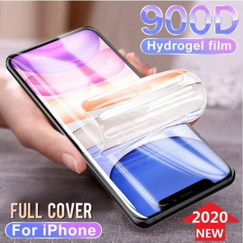 Protective Hydrogel Film for iPhone 11 Pro Max Screen Protector for iPhone 11 Pro Max (Not Glass) Protection Protect Foil Film