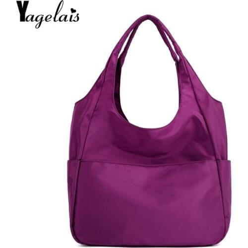 Womens Handbags Famous Brand 2019 Nylon Casual Large Top-handle Shoulder Bag Waterproof Travel Bag High Capacity Shopping Bags