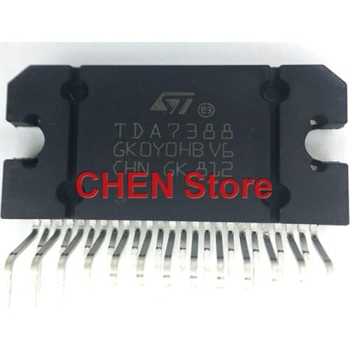 1PCS/10PCS ST TDA7388 ZIP-25 4X41W Car audio power amplifier IC chip TDA 7388 zip25 Audio amplifier 4 channel double bridge