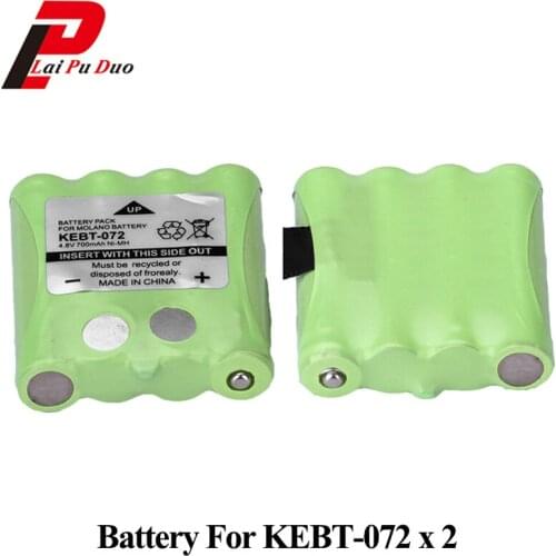 2pcs/lot 4.8V 700mAh NiMH Cordless Phone Rechargeable Battery KEBT-072 Replacement Pack KEBT-072-A KEBT-072-B M370H1A BNH370