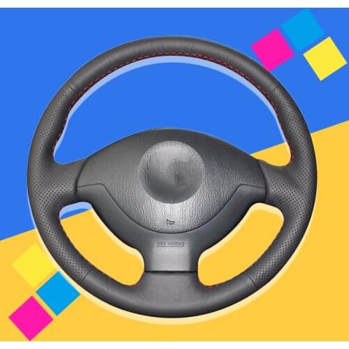 Auto Braid On The Steering Wheel Cover for Suzuki Jimny 2005 2006 2007-2013 2014 Interior Accessories DIY Car Covers Car-styling