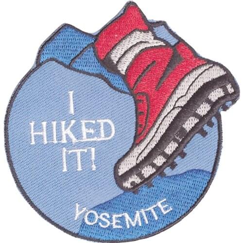 Biker Patch Yosemite national park california hiking souvenir silicone pvc patch logo