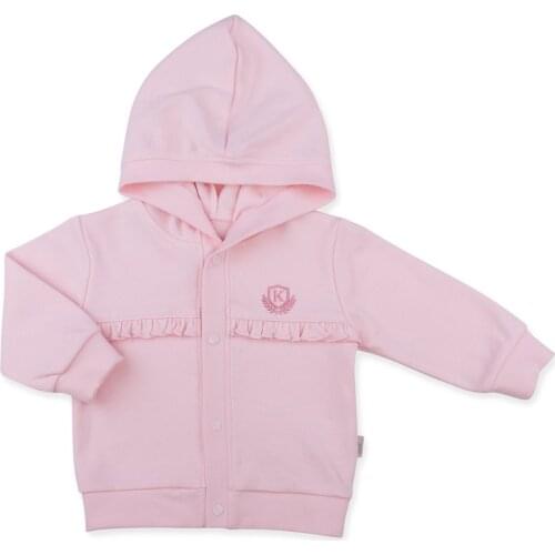 Baby Hooded Cardigan KitiKate Organic Dreams Girl Bebe Cardigan Pink baby kıayfetleri baby sweater ları