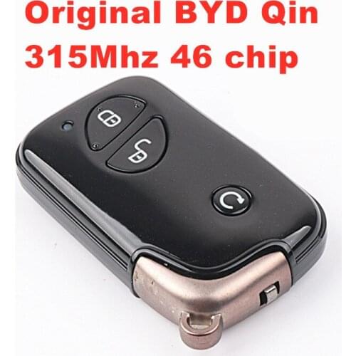 For BYD Qin smart key 315Mhz 46 chip keyless go support all keys lost