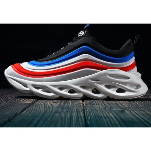 Summer Fashion Breathable Mens Sneakers Running Shoes 46 Large Size Light Comfortable Sports Shoes Jogging Casual Shoes