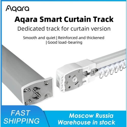 Aqara Curtain Motor Rails Zigbee Wifi Version Work With Mi Home App For Xiaomi Smart Home Silent Curtain Track