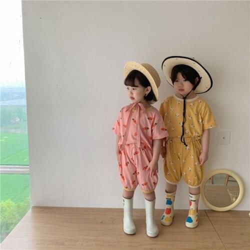 Girl Boys Pajamas Suits Kids Baby 2021 Classic Nightclothes Casual Costume Long Sleeve Children Clothing Sleepwear Pajamas Sets