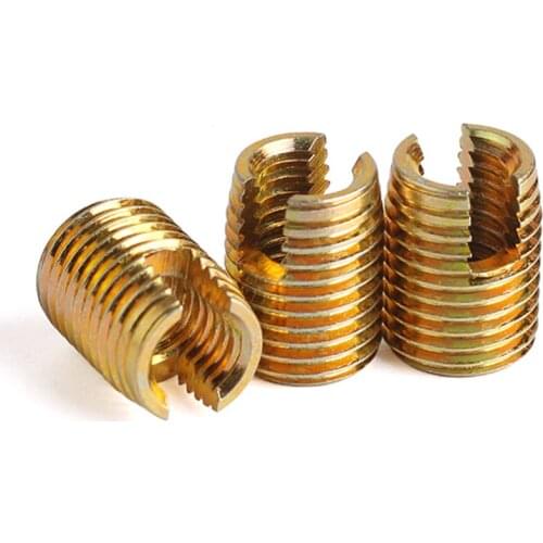 302 Series Self Tapping Threaded Insert Screws , m2~m20 Carbon Steel self-tapping Insert Fasteners ,G005