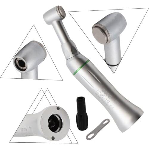 Dental Low Speed Handpiece Contra Angle Handpiece Push Botton 10:1 Dental Handpiece BODE 124C-10