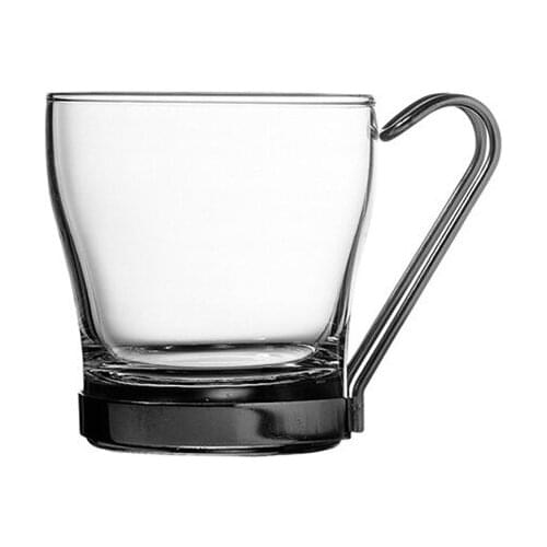 Trend 2021 Pasabahce Chrome Handle 2.Li Tea & Coffee Cup Set посуда для кухни наборы set kitchen vaisselle platos