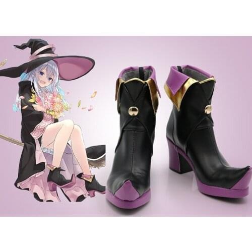 Manga Wandering Witch: The Journey of Elaina Cosplay Elaina Shoes Halloween Boots