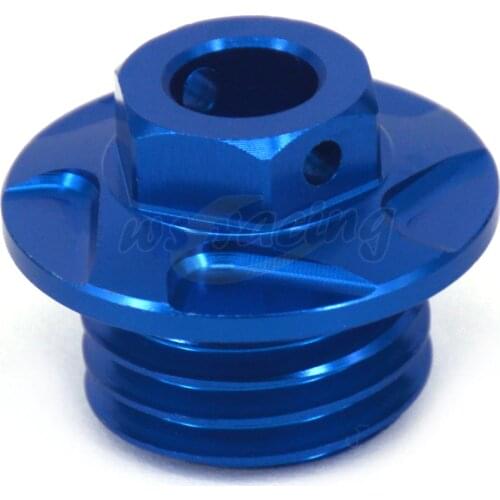 CNC Motorcycle Billet Engine Oil Filler Plug For YAMAHA YZ 65 80 YZ85 YZ125 YZ250 YZ250F YZ450F YZ250X YZ250FX WR250R WR450F