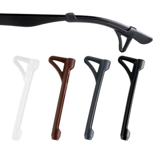 1 Pair Glasses Anti-slip Cover Ear Hook Silicone Anti-lost Glasses Legs Sleeve Holder For Sunglasses Glasses Accessories