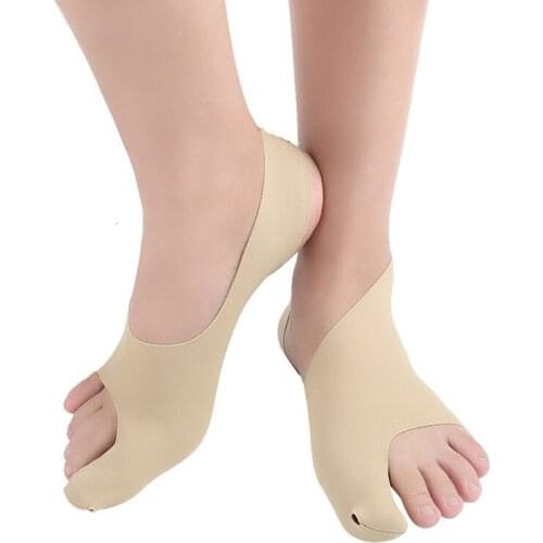 1 Pair Bunion Toe Straightener Bandage Hallux Valgus Corrector Foot Care Orthosis Support Pedicure Sock Straightener