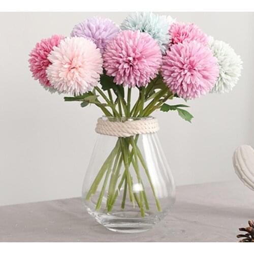 1Pc Artificial Hyacinth Flower Dandelion DIY Garden Party Home Wedding Decor