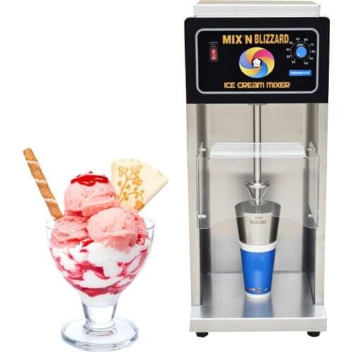 220V High Efficiency Ice Cream Blender Cold Drink Shop Business Ice Cream Shake Jam Mixer 750W