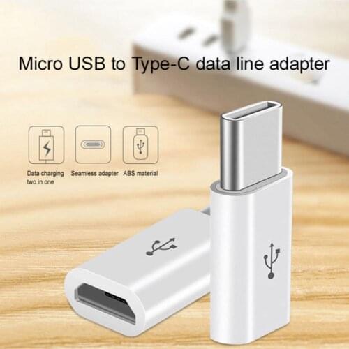 2020 New Micro USB Female to Type-C Male OTG Adapter Data Transfer Portable Converter for Xiaomi Huawei HTC Heat Control