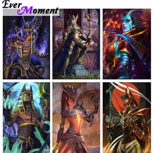 Ever Moment Diamond Painting Diamond Embroidery Mosaic Egypt Fantasy Craft Full Square Cross Stitch Full Square Resin ASF2099