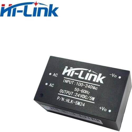 Free shipping 10pcs/lot HLK-5M24 24V 5W AC DC 220V to 24V Buck Step Down Power Supply Module AC DC Converter Intelligent home
