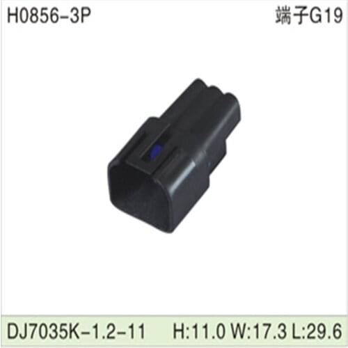 Free shipping 500pcs DJ7035K-1.2-11 1.2mm 3Pin AMP Car Electrical Wire Connectors for AUdi,VW，BMW，Honda，Toyota，Ford，Mitsubishi