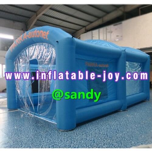 Free air shipping to door,5x4m/6x4m Outdoor mobile inflatable car maintaining spray booth,paint booth tent
