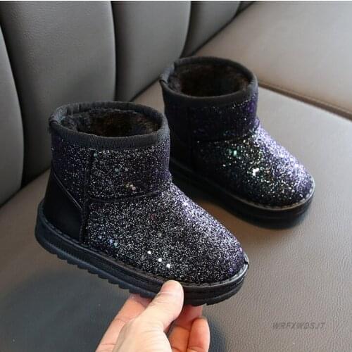 Fashion Children Casual Shoes Baby Boys Girls Snow Martin Boots Kids Running Shoes Brand Sport White boots