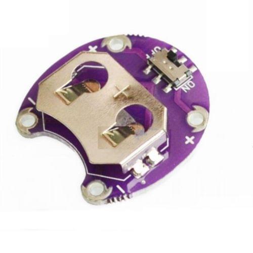 For Arduino LilyPad Coin Cell Battery Holder CR2032 Battery Mount Module For Arduino