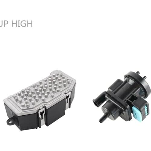 Heater Blower Fan Motor Resistor with A0005450527 Turbo Boost Valve Solenoid Pressure Converter